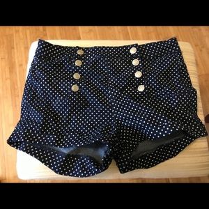 Polkadot sailor shorts